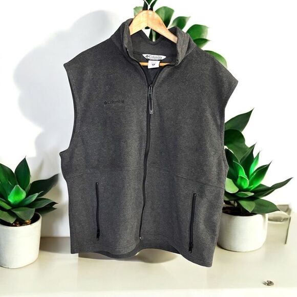 Columbia Men's Gray Sweater Vest cathedral peak vest NWT men’s XL - Picture 1 of 5